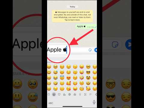 Add Apple Logo Emoji In Your Keyboard #shorts #iphone #apple